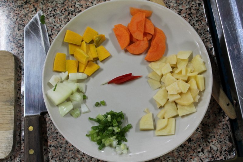 Ingredients for Yellow Curry