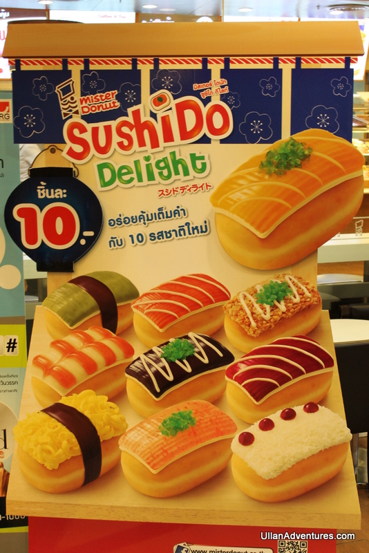 Doughnuts that look like sushi