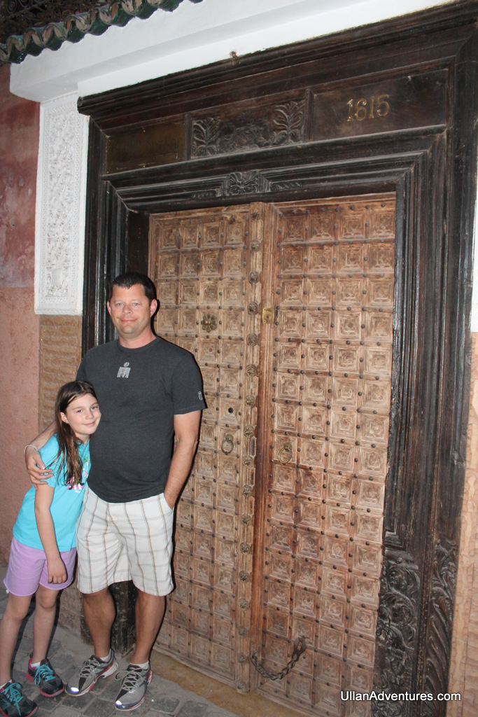 The door to our riad.