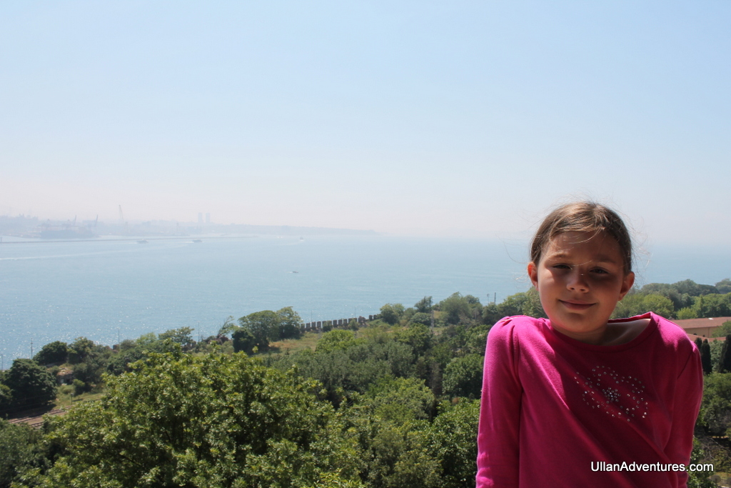 Mara overlooking the Bosphorus